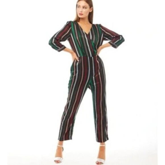 Ted Baker Sileza multicolor Striped Jumpsuit Ted Size 2 US 6 - Picture 1 of 7